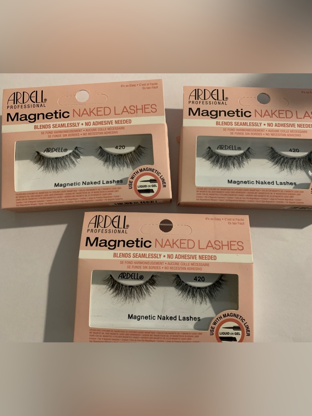 Ardell Magnetic Naked Lashes - 3 packs